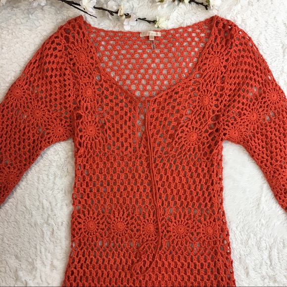 🍃Toi et Moi Crochet Swim Cover Up Dress - Picture 3 of 8